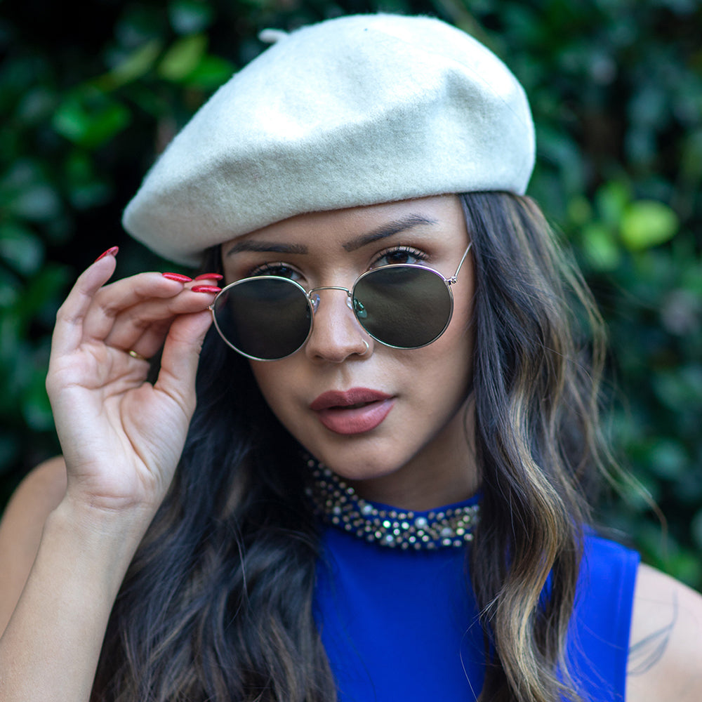 Wool Beret - Off White