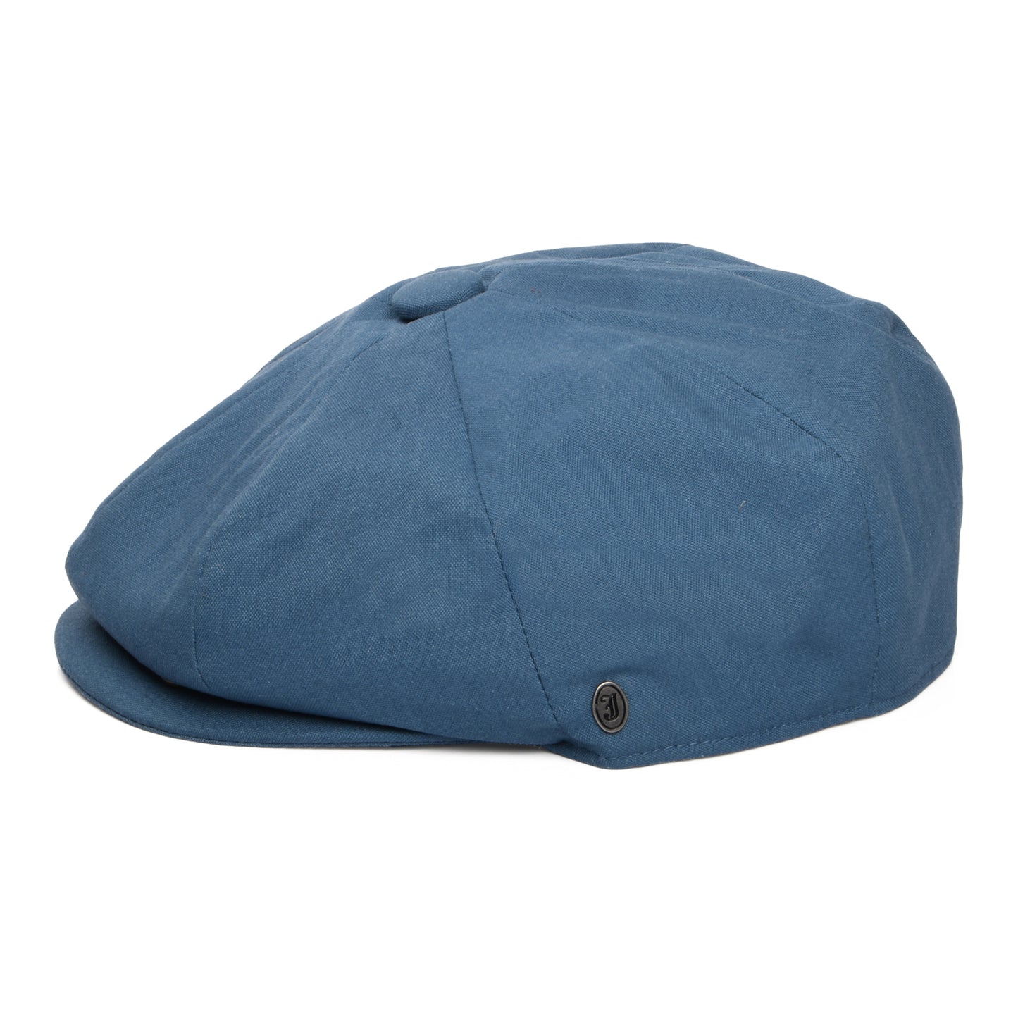 Linen Newsboy Cap - Slate Blue