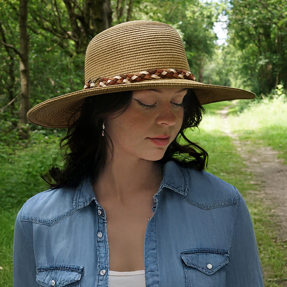 Palm Springs Floppy Sun Hat Toast Wholesale Pack