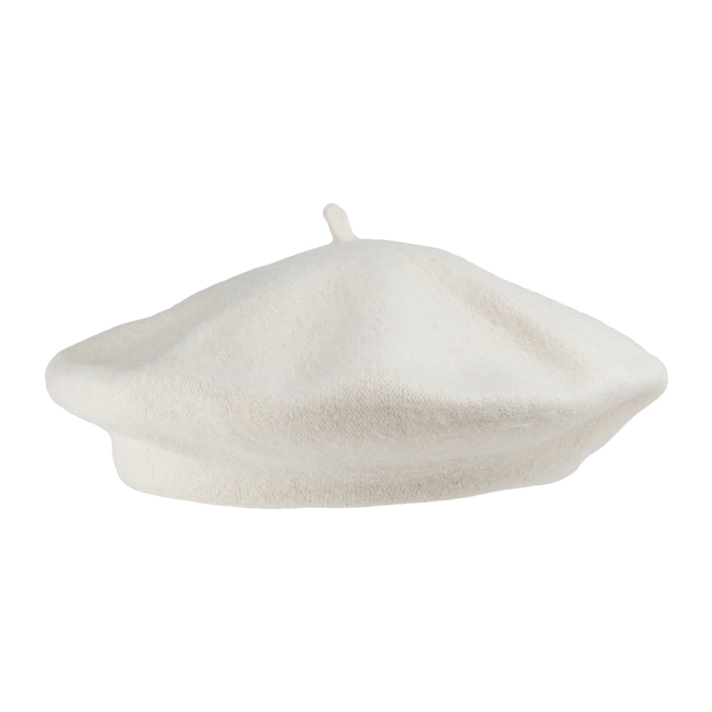 Kids Wool Beret Off White Wholesale Pack