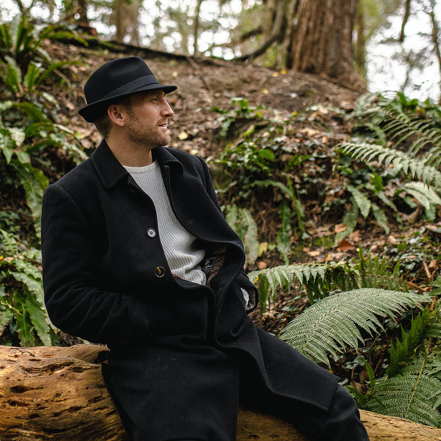 Detroit Trilby Hat - Black