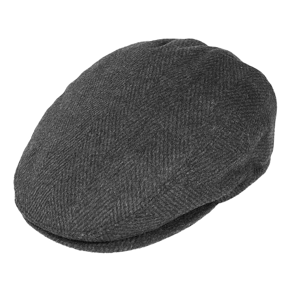 Herringbone Flat Cap Charcoal – Jaxon James