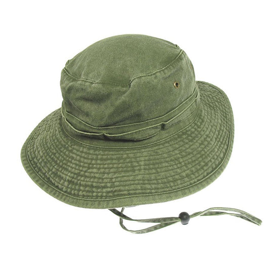 Packable Cotton Boonie Hat - Olive