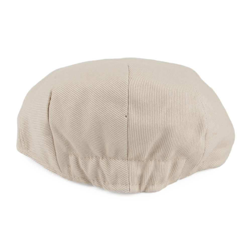 Baby Cotton Flat Cap - Beige