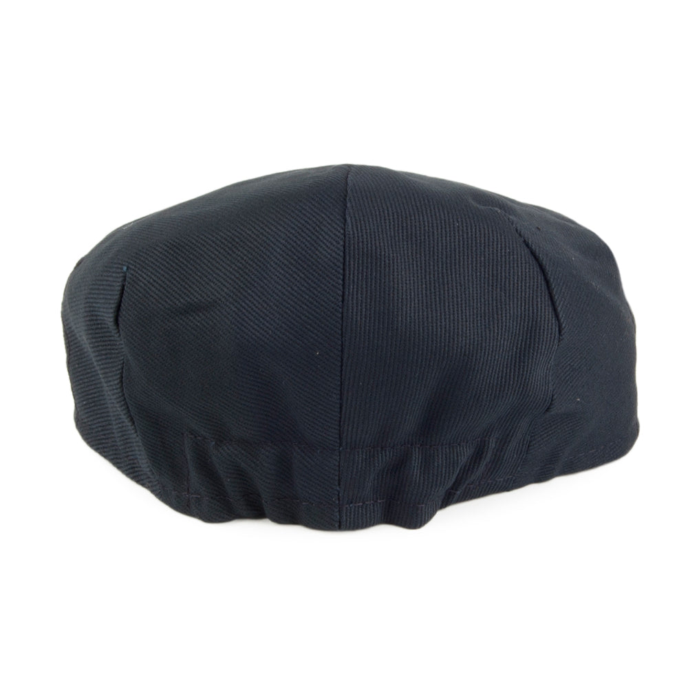 Baby Cotton Flat Cap - Navy Blue