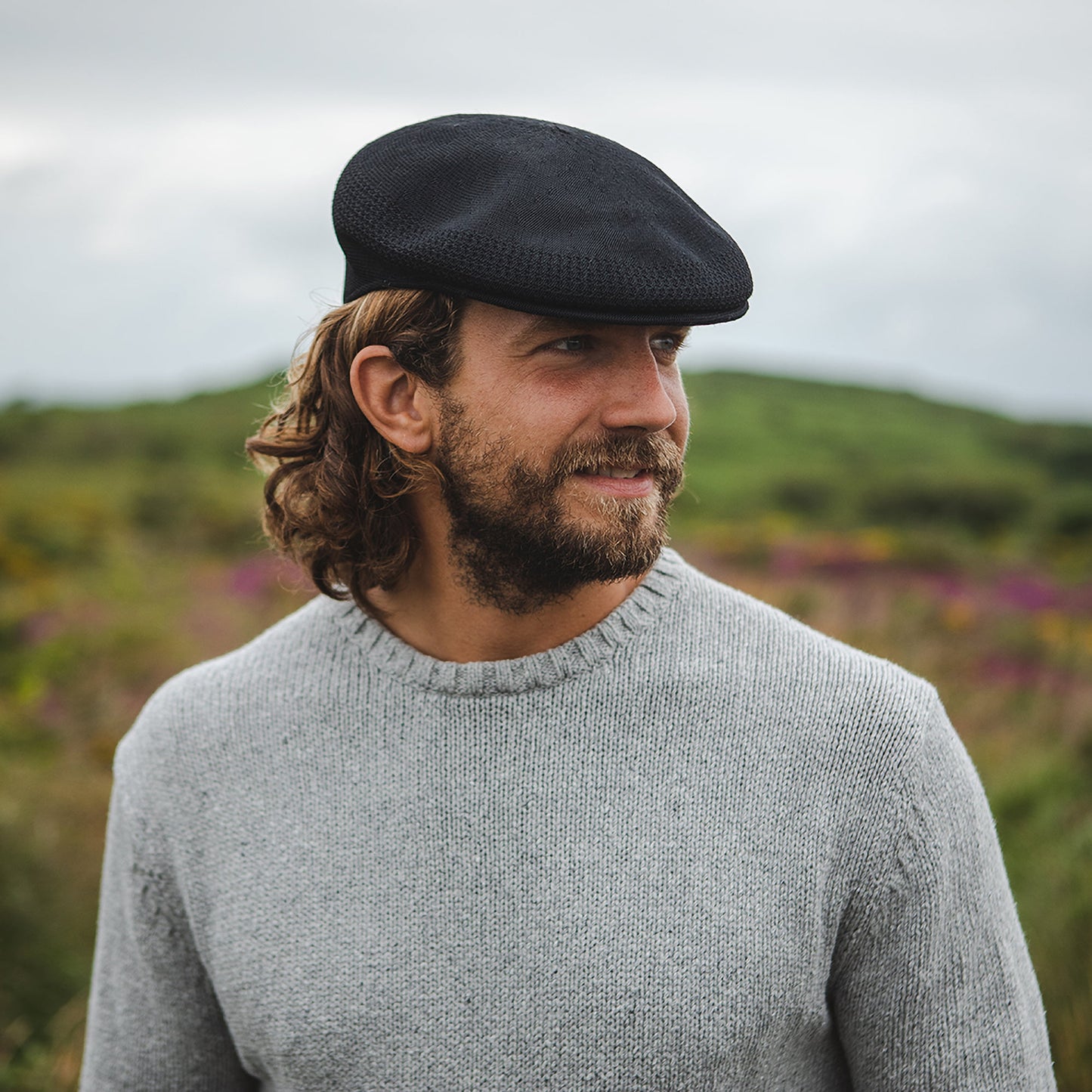 Summer Flat Cap Black Wholesale Pack