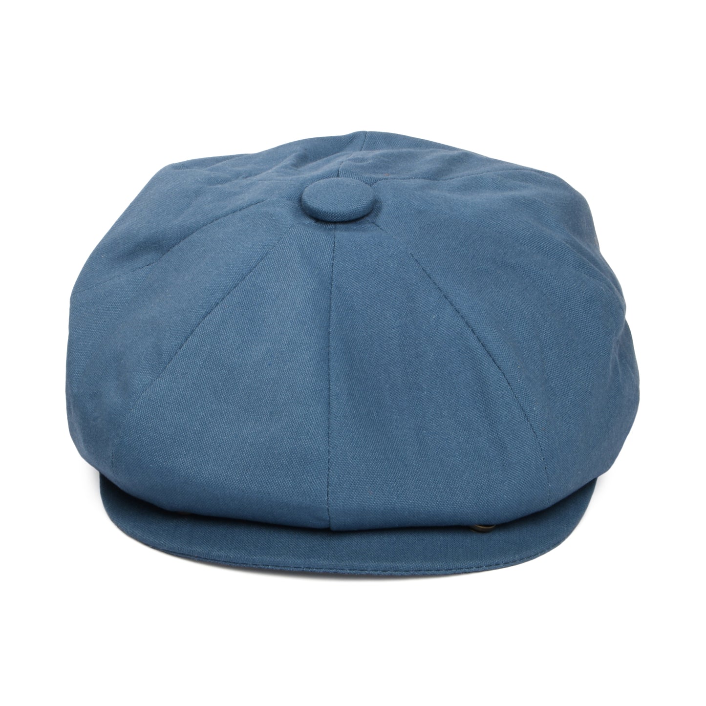Linen Newsboy Cap - Slate Blue