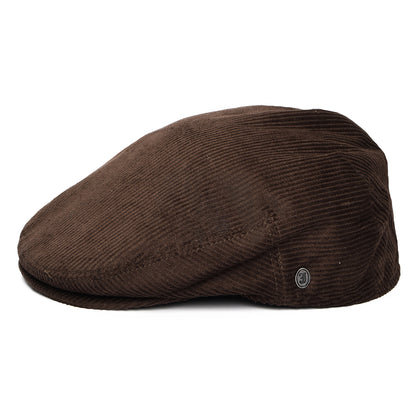 Corduroy Flat Cap Brown – Jaxon James - Main Image