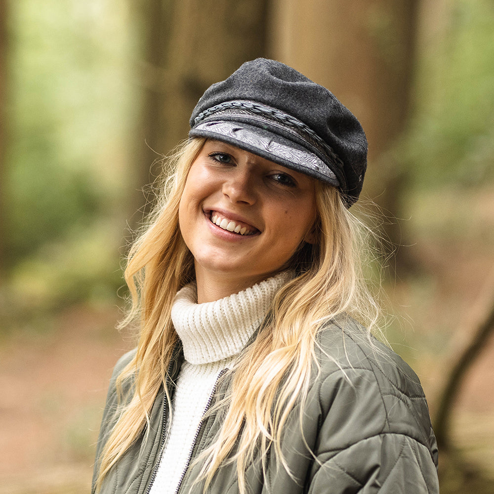 Wool Greek Fisherman Cap - Grey – Jaxon & James