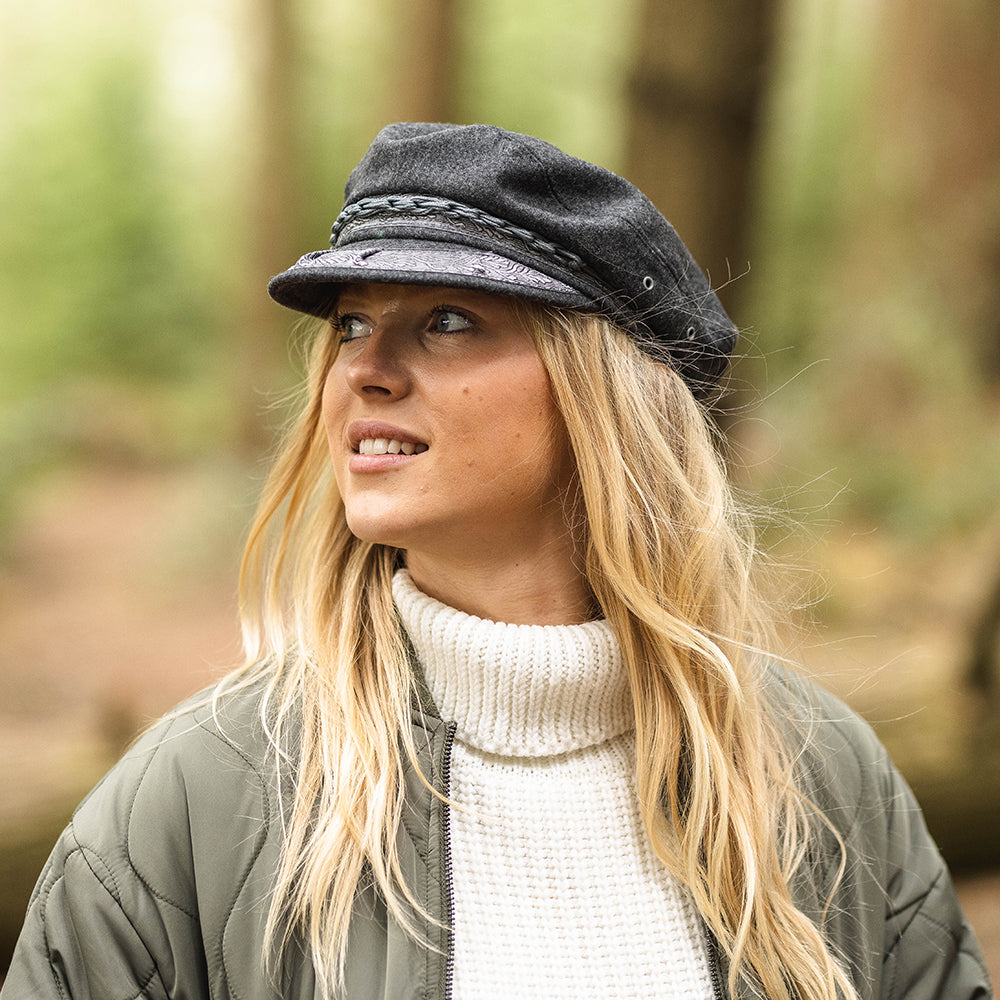 Wool Greek Fisherman Cap - Grey – Jaxon & James