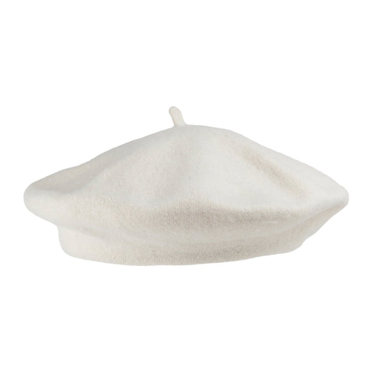Kids Wool Beret Off White Wholesale Pack