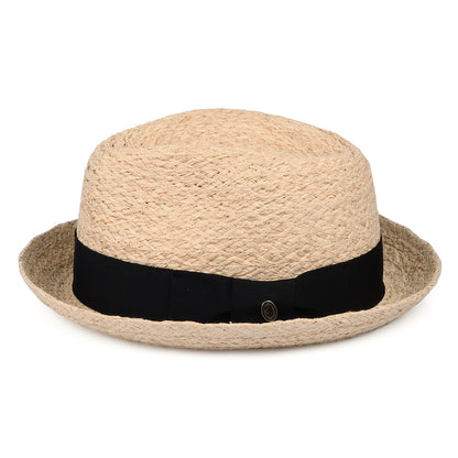 Saybrook Raffia Trilby Hat - Natural