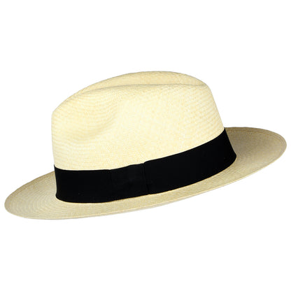 Clasico Panama Fedora Hat - Natural