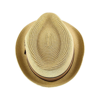 Ridley C-Crown Trilby Hat - Natural
