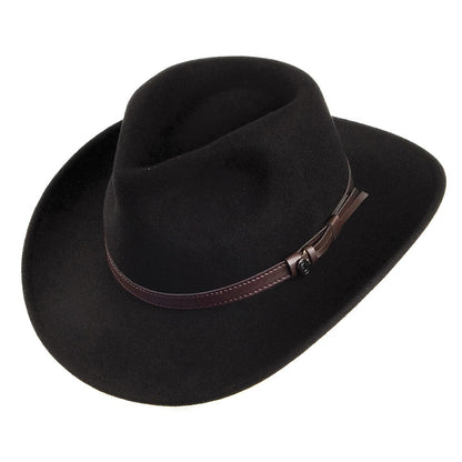 Crushable Outback Hat - Black