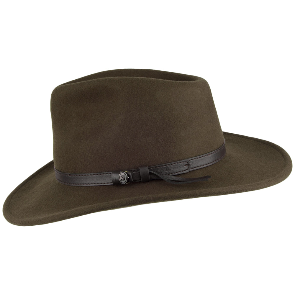Crushable Outback Hat - Olive