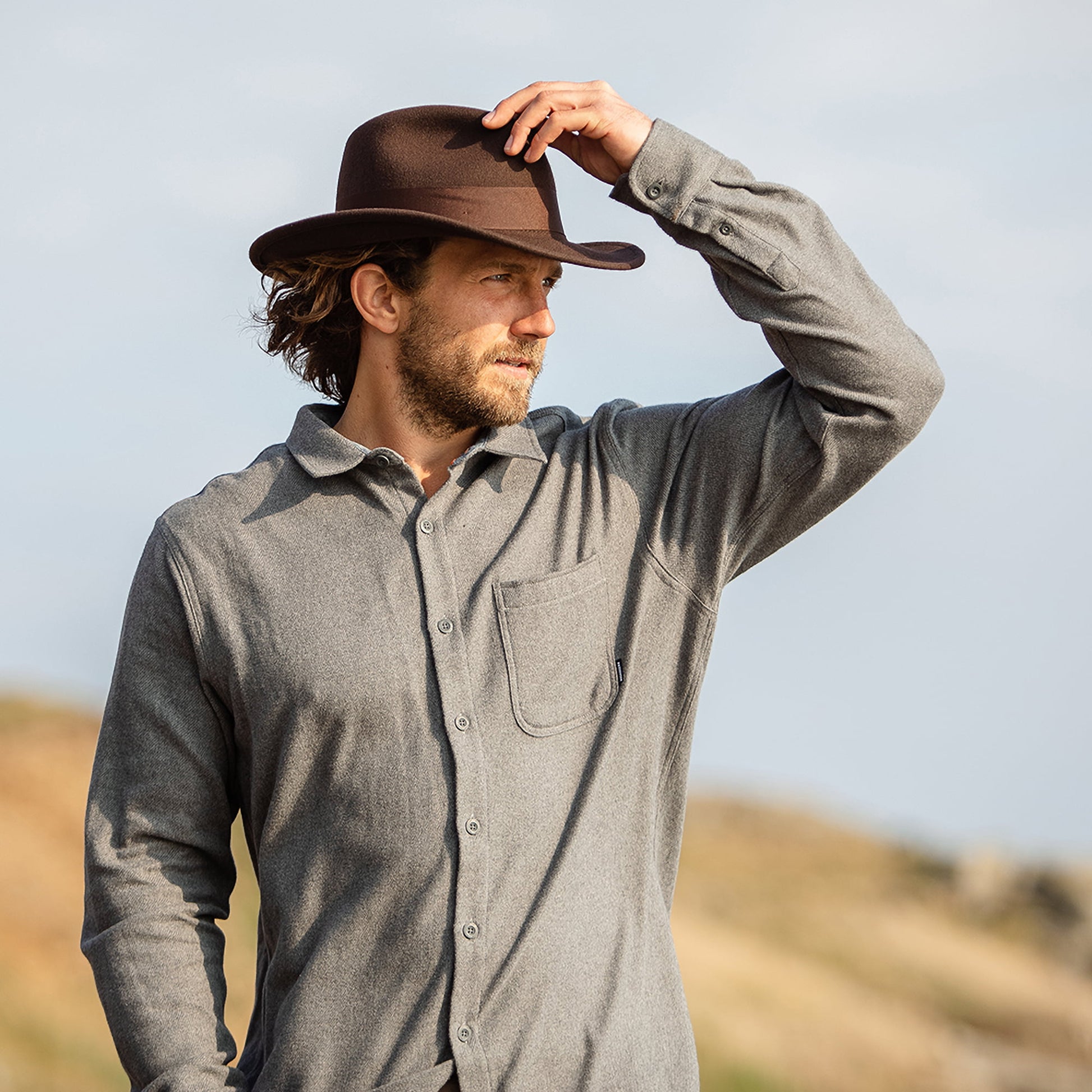 Ford Fedora Hat - Brown Jaxon & James Ford Fedora Hat - Brown Jaxon & James