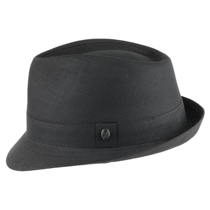 Cotton Trilby Hat - Black