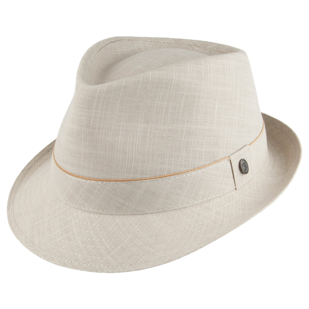Cotton Trilby Hat - Oatmeal
