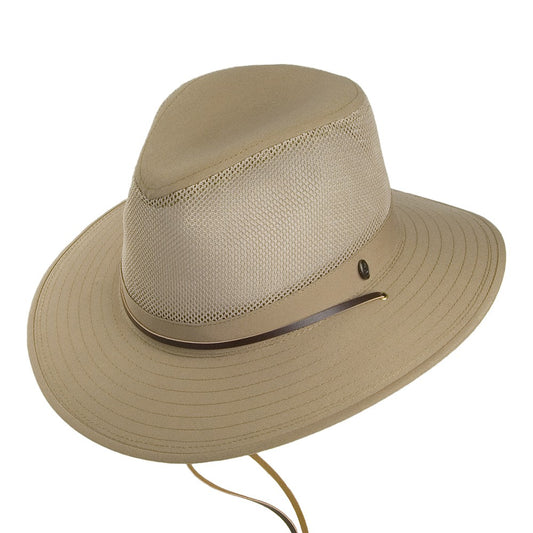 Vented Aussie Hat - Khaki