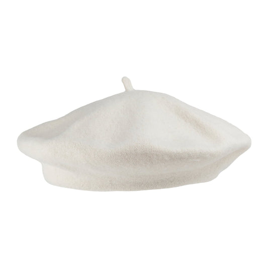 Wool Beret - Off White
