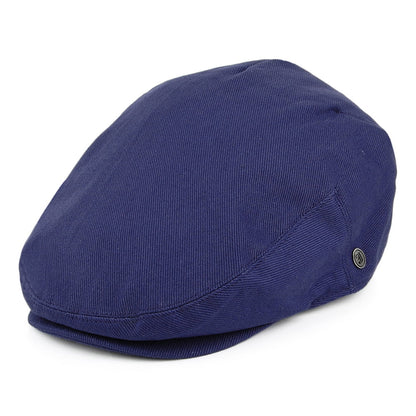 Cotton Flat Cap - Dark Blue