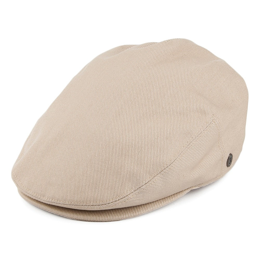 Cotton Flat Cap - Beige