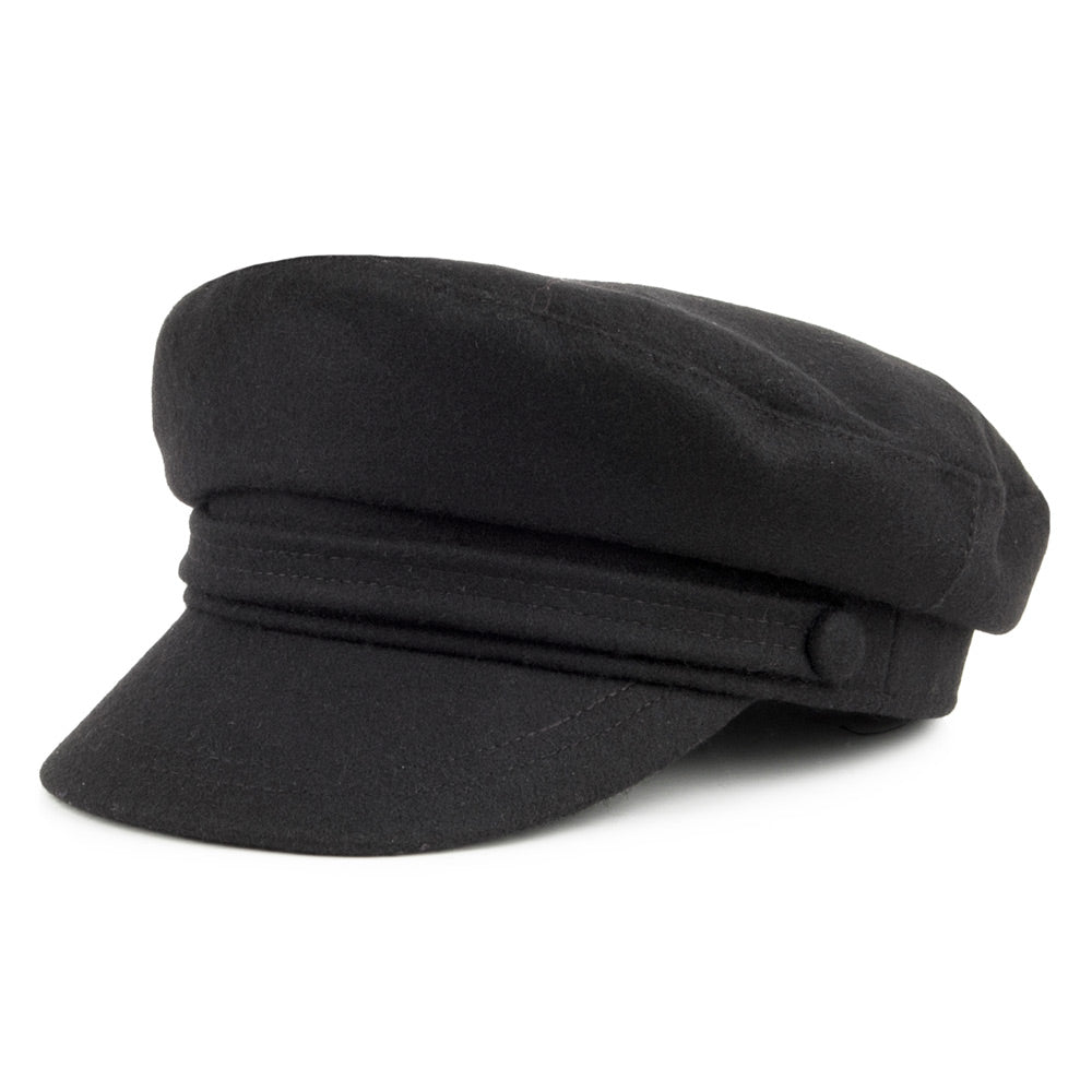 Jaxon & James Wool Blend Fiddler Cap - Black