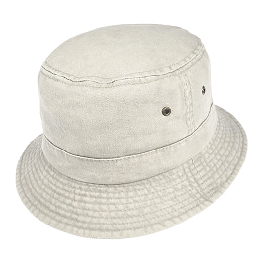 Packable Cotton Bucket Hat - Putty