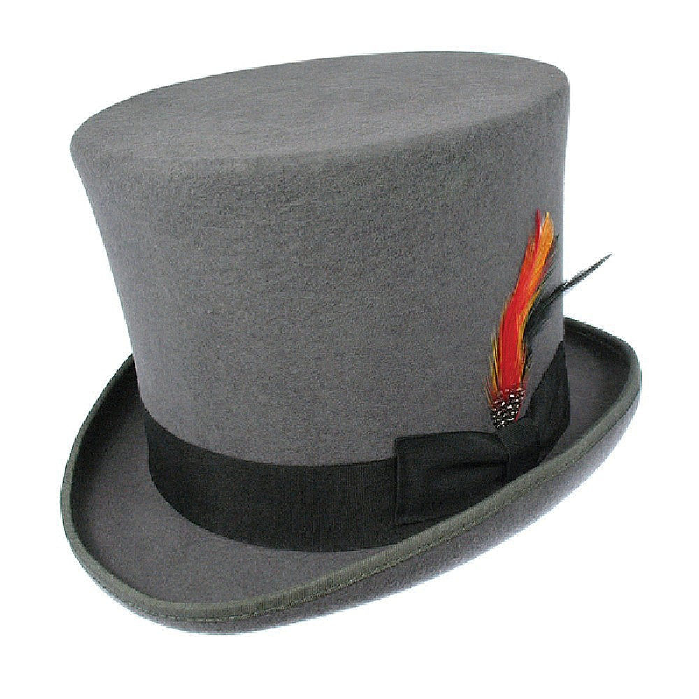 Victorian Top Hat - Grey