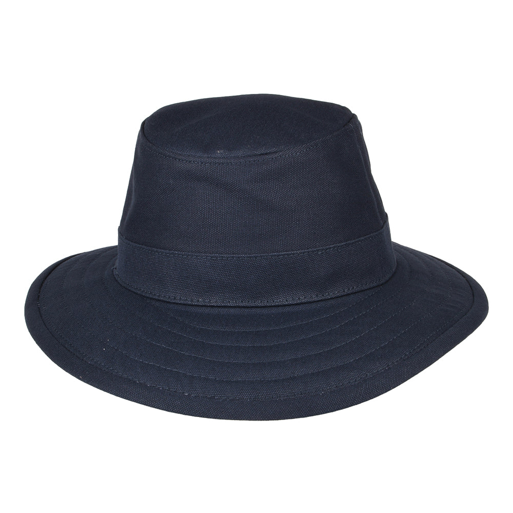Cotton Canvas Packable Sun Hat - Navy Blue – Jaxon & James