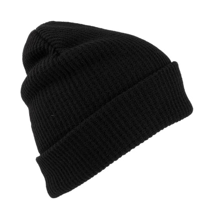 Classic Cuff Beanie Hat - Black