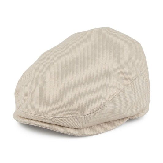 Baby Cotton Flat Cap - Beige