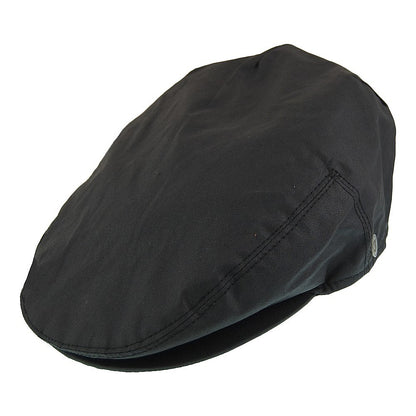 Oilcloth Flat Cap Black Wholesale Pack