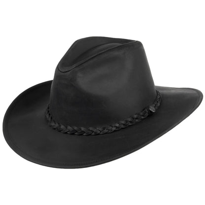 Buffalo Leather Cowboy Hat Black Wholesale Pack