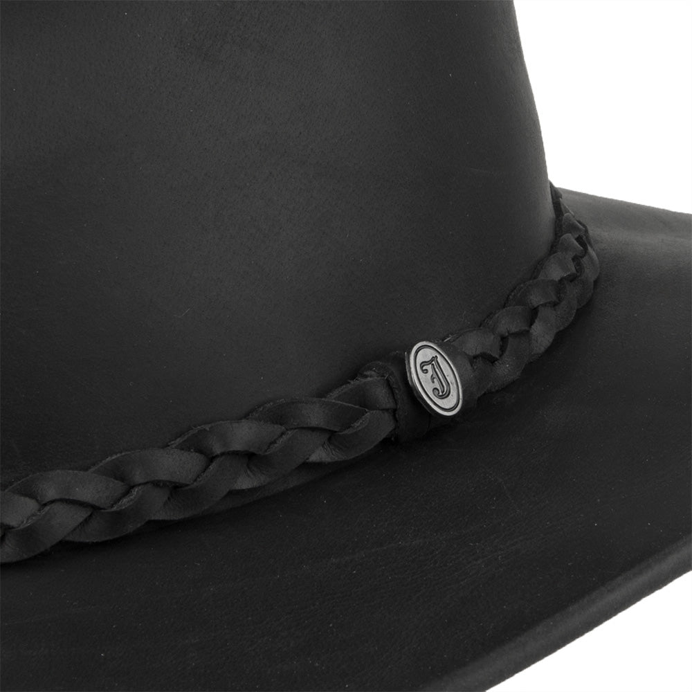 Buffalo Leather Hat Black Wholesale Pack Jaxon &