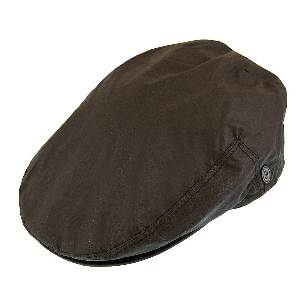Oilcloth Flat Cap Brown Wholesale Pack