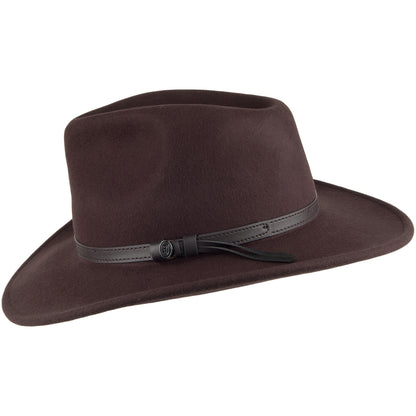 Crushable Outback Hat Brown Wholesale Pack