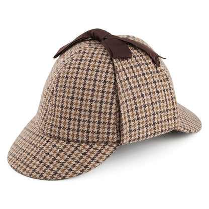 Houndstooth Sherlock Holmes Hat Wholesale Pack