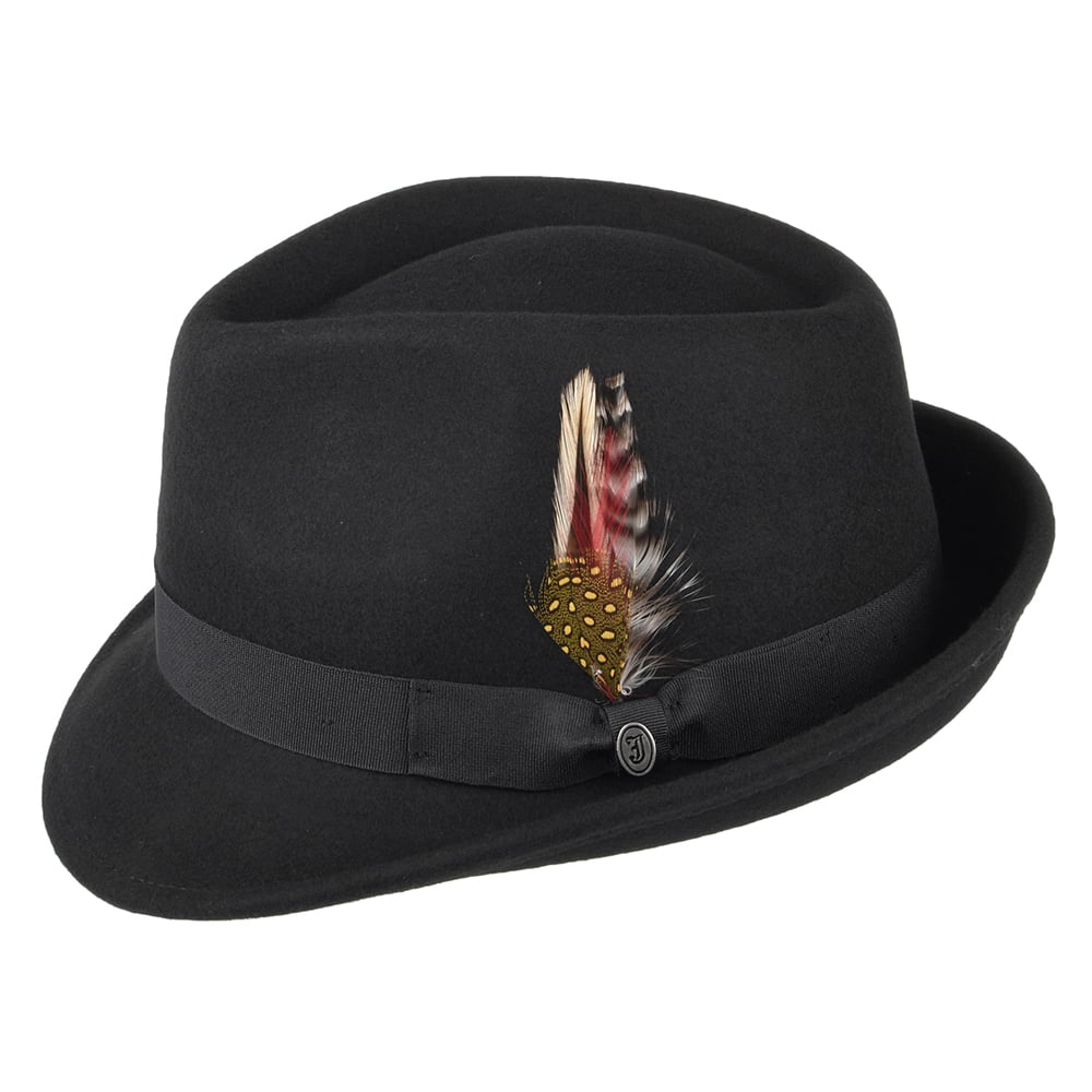 Detroit Trilby Hat Black Wholesale Pack