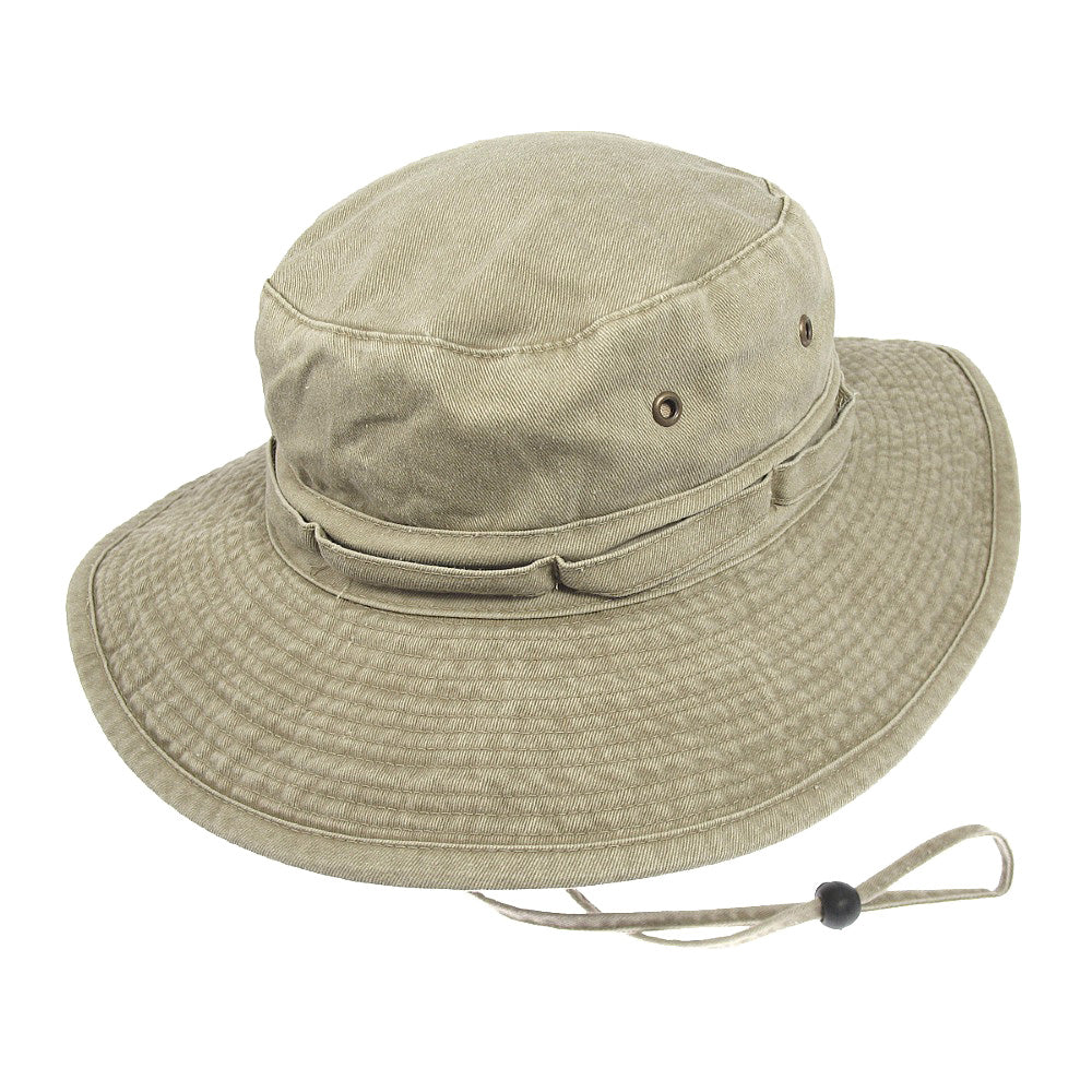 Packable Cotton Boonie Hat - Putty - Wholesale Pack