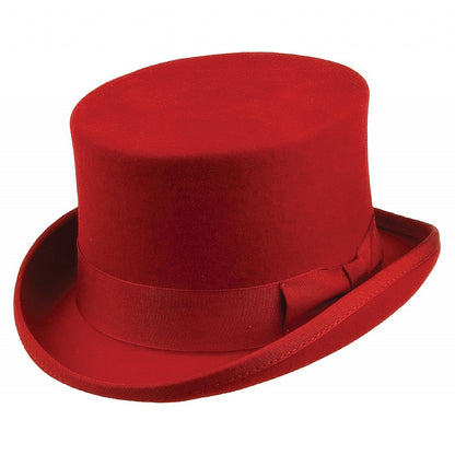 Mid Crown Top Hat Red Wholesale Pack