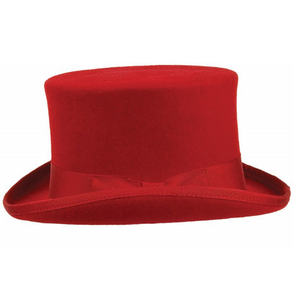 Mid Crown Top Hat Red Wholesale Pack