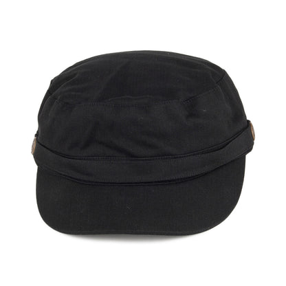 Herringbone Army Cap Black Wholesale Pack