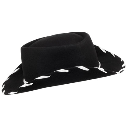 Kids Cowboy Hat Black-White Wholesale Pack