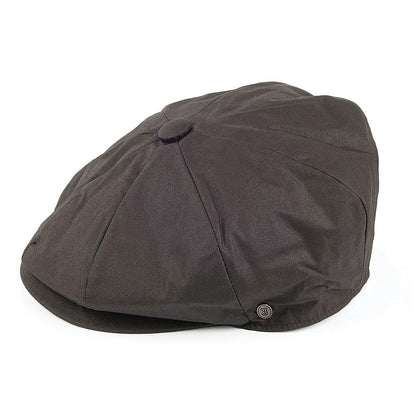Oilcloth Newsboy Cap Brown Wholesale Pack