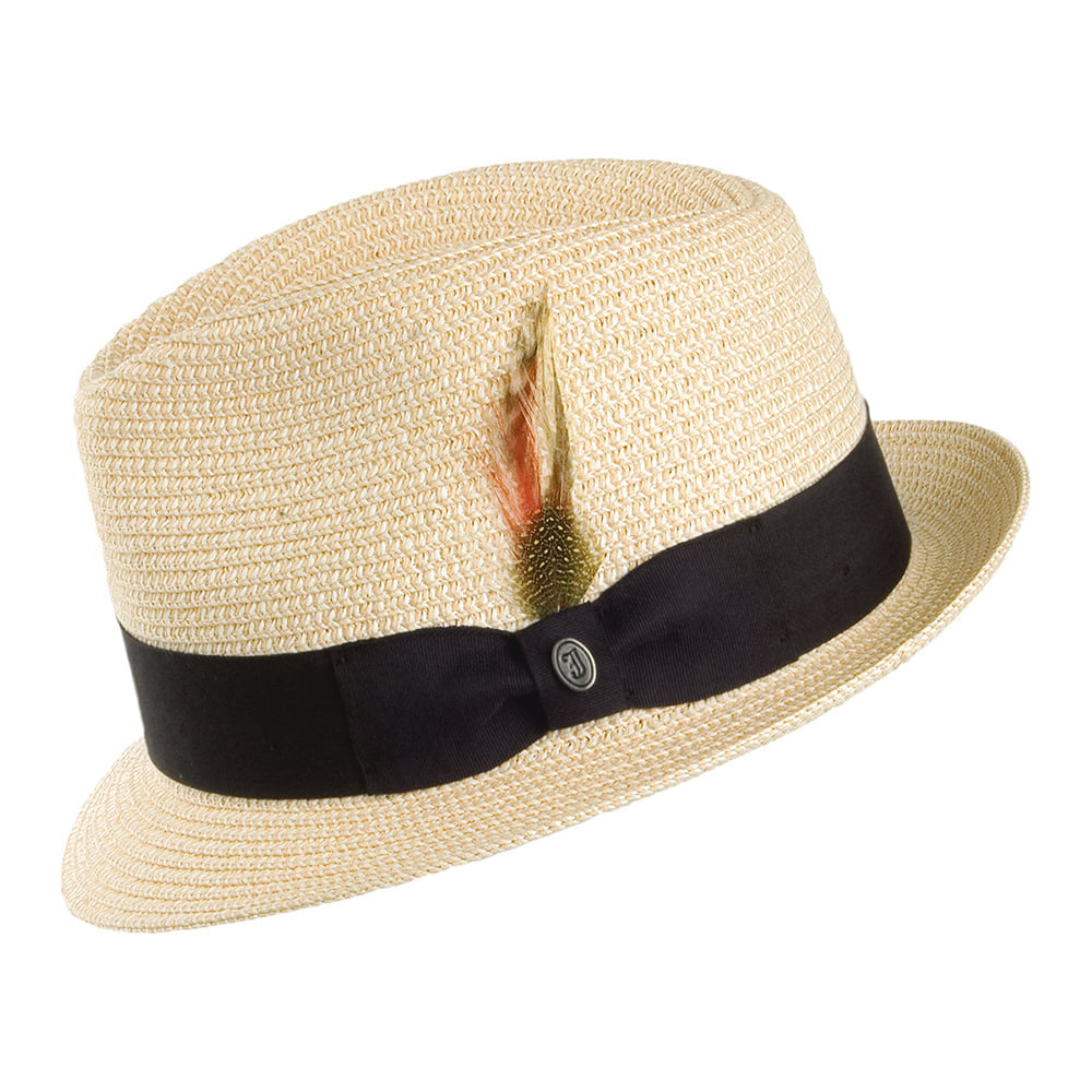 Sombrero Fedora Monaco De Paja Toyo De Failsworth - Decolorado