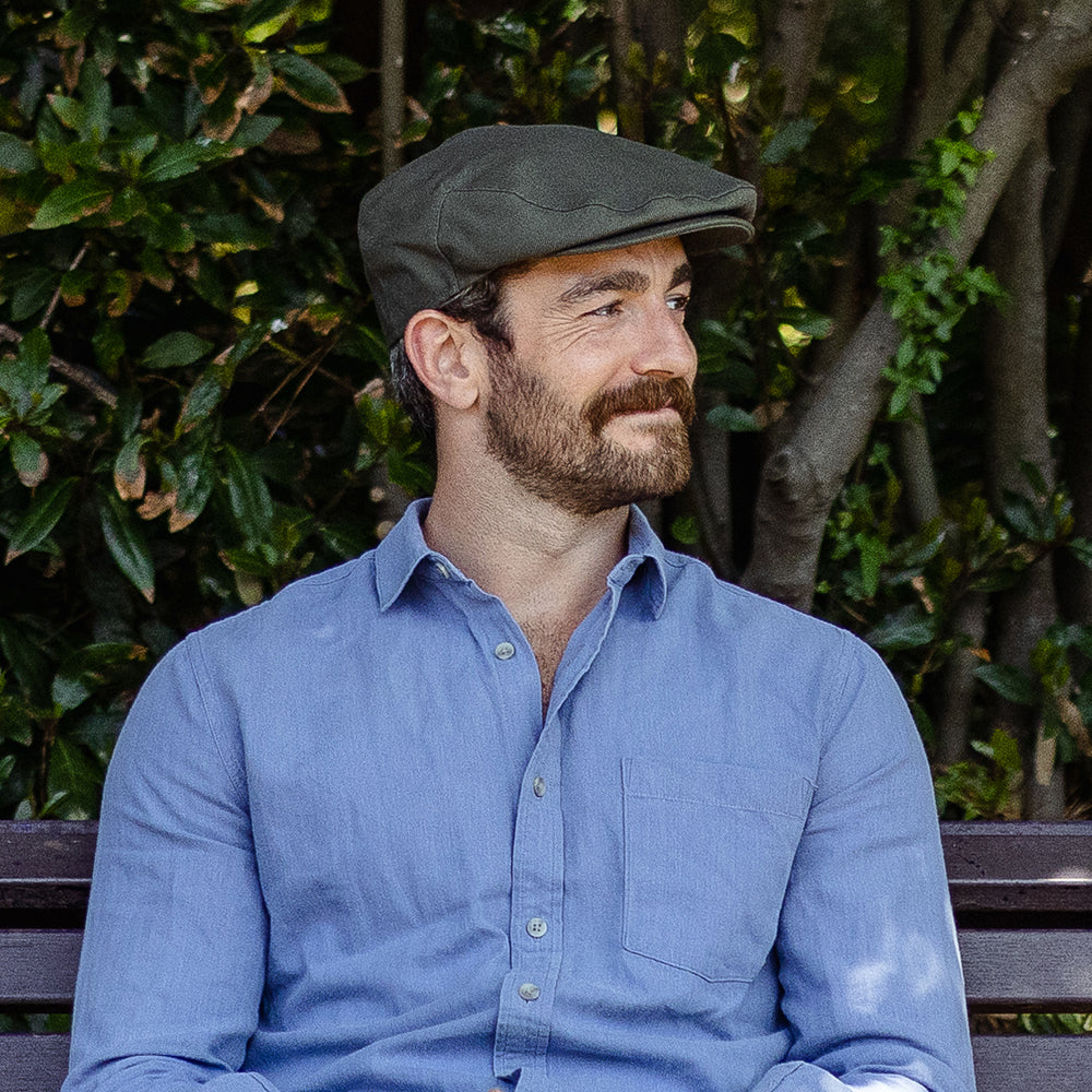 Brushed Cotton Flat Cap Olive Wholesale Pack – Jaxon James