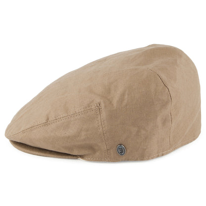 Linen Flat Cap - Camel - Wholesale Pack