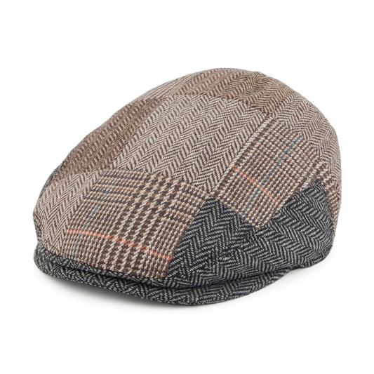 Baby Patchwork Flat Cap Multi-Coloured Wholesale Pack